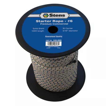 Stens 100 Feet Strong Braided Starter Rope #6 Mower Engines & Parts