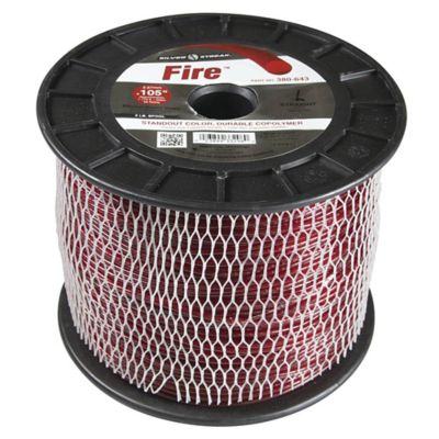 Stens 0.105 in. x 1,175 ft. Fire Trimmer Line, 5 lb. Spool, Red