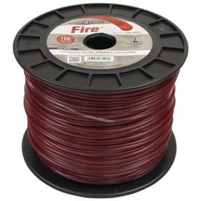 Image showing  0.105 in. x 1,175 ft. Silver Streak Fire Trimmer Line, Red
