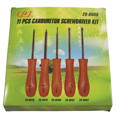 Image showing  11 pc. Carburetor Adjustment Screwdriver Tool Kit