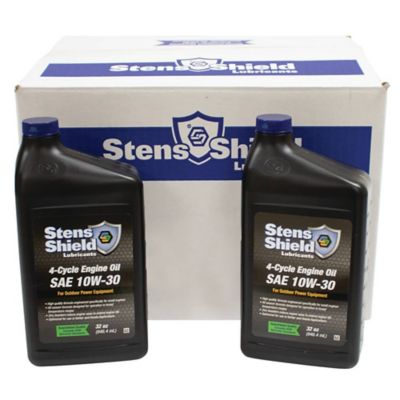 Stens 4-Cycle SAE 10W-30 Engine Oil for Universal Products, 32 oz., 12-Pack