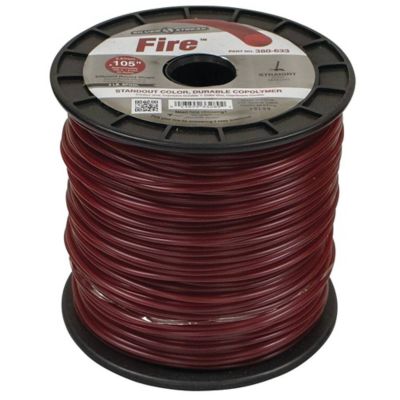 Image showing  0.105 in. x 705 ft. Silver Streak Fire Trimmer Line, Red