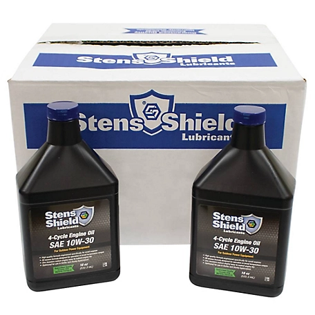 Stens 4-Cycle SAE 10W-30 Engine Oil for Universal Products, 18 oz., 12 pk.