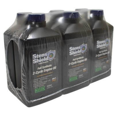 Image showing  2-Cycle Engine Oil, 50:1 Oil Weight, 12.8 oz., Full Synthetic, Blue Color, 24-Pack, 770-124