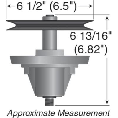 Image showing  Lawn Mower Spindle Assembly for MTD and Cub Cadet Mowers, Replaces OEM 918-04865A