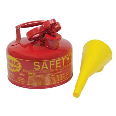 Stens Eagle Metal Safety Fuel Can with Funnel, 1 gal.
