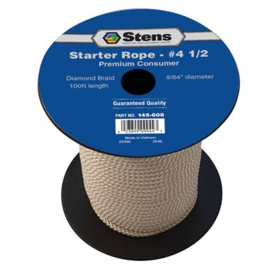 Stens 100 ft. Diamond Braid Starter Rope, #4-1/2