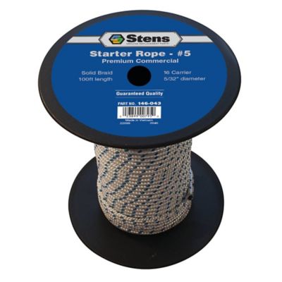 Stens 100 ft. Solid Braid Starter Rope, #5