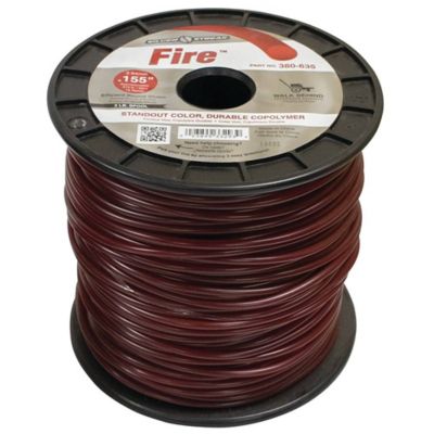 Image showing  0.155 in. x 315 ft. Silver Streak Fire Trimmer Line, Red