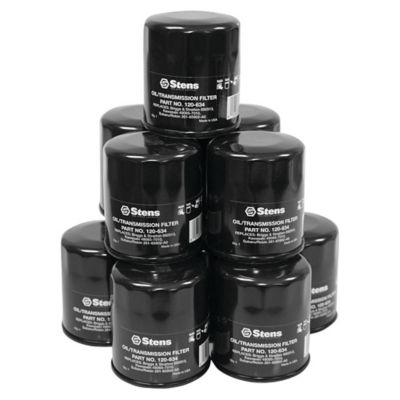 Stens Oil Filter Shop Pack for John Deere 112L, LX176 with Kawasaki Engines Lawn Tractors, 12-Pack