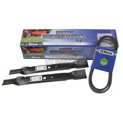 Stens 42 in. Lawn Mower Maintenance Kit with 2 Blades and 1 Deck Belt for John Deere and More