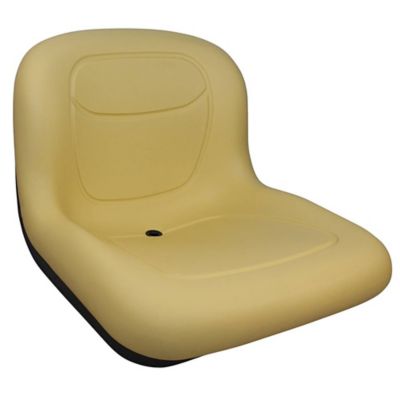 Stens Corrosion-Resistant Tractor Seat, Yellow, Replaces John Deere OEM AM123666