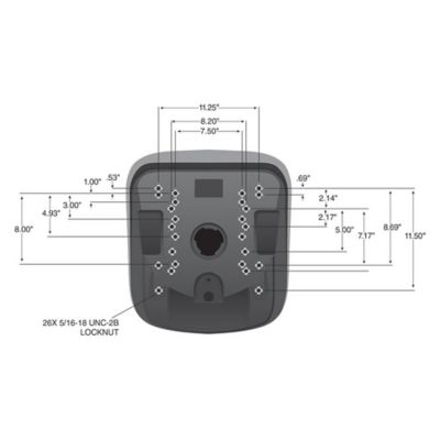 Image showing  Corrosion-Resistant Tractor Seat, Yellow, Replaces John Deere OEM AM123666