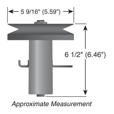 Image showing  Lawn Mower Spindle Assembly for John Deere LT133, LT150, LT155, LT160 and LT166, Replaces OEM AM128048