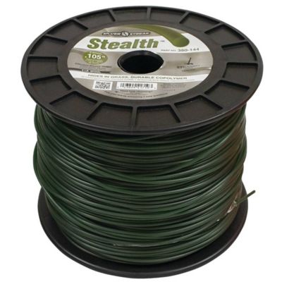 Image showing  0.105 in. x 1,175 ft. Silver Streak Stealth Trimmer Line, Green