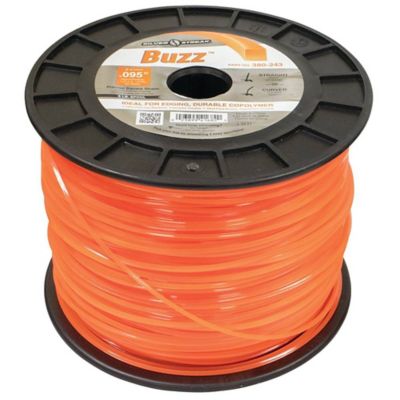 Image showing  0.095 in. x 1,214 ft. Silver Streak Buzz Trimmer Line, Orange