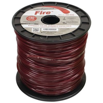 Image showing  0.130 in. x 465 ft. Silver Streak Fire Trimmer Line, Red