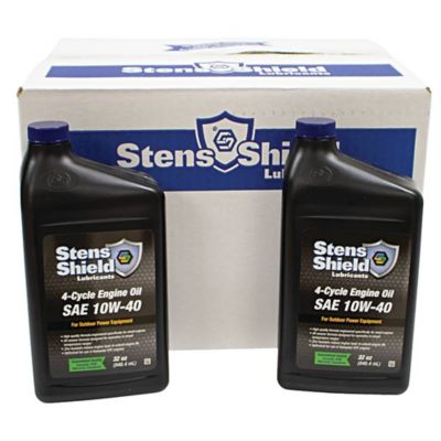 Stens 4-Cycle SAE 10W-40 Engine Oil for Universal Products, 32 oz., 12 pk.