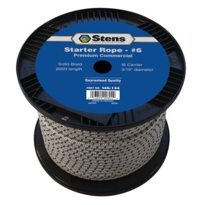 Stens 200 ft. Solid Braid Starter Rope, #6