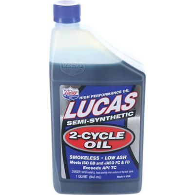 Image showing  2-Cycle Oil, Replaces Lucas Oil 10110, 50:1 Oil Weight, 32 oz., 6-Pack