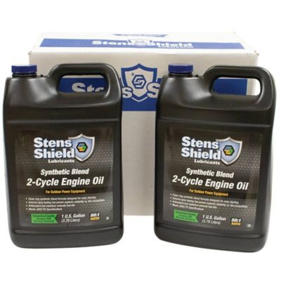 Stens 2-Cycle Engine Oil, 50:1 Oil Weight, 1 gal., 4-Pack