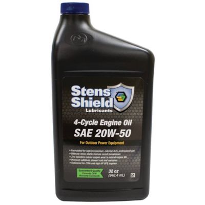 Image showing  4-Cycle SAE 20W-50 Engine Oil for Universal Products, 32 oz., 12-Pack
