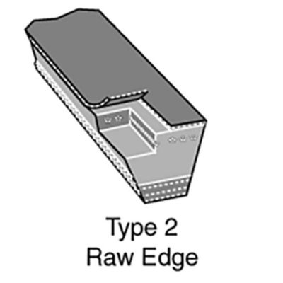 Image showing  5/8 in. x 97-1/4 in. OEM Replacement Belt for John Deere X500, X520, X530, X534 and X540 Tractors