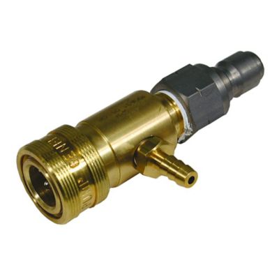 Stens Quick-Connect Chemical Fixed Injector, 3/8 in. FPT x 3/8 in. MPT, 3-5 GSM, Replaces General Pump OEM 100631