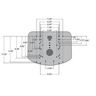 Image showing  High Back Tractor Seat for Snapper Mowers with 9 in. x 5.5 in. Deck Mount Plus Spring Mount
