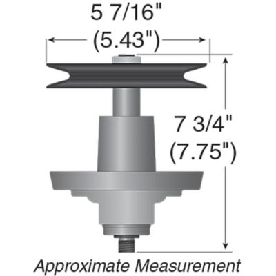 Image showing  Lawn Mower Spindle Assembly for MTD and Cub Cadet Mowers, Replaces OEM 918-04608A