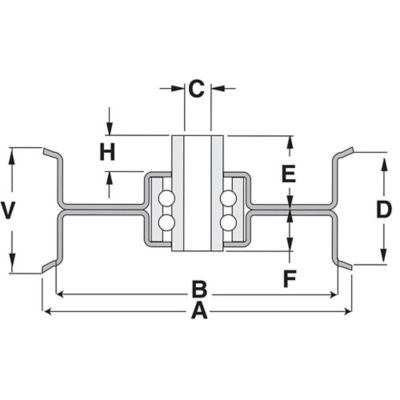 Image showing  Flat Idler for Husqvarna GT 52XLS, GTH 2448T, GTH 24V52LS 709729, 705114