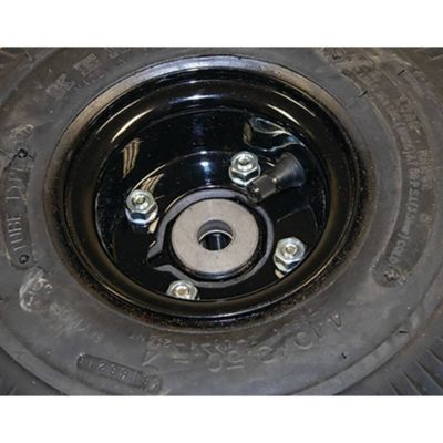 Image showing  Wheel Assembly, 5/8 in. Bore, 2-1/4 in. Hub Offset , 4 in. Rim, Black Hub