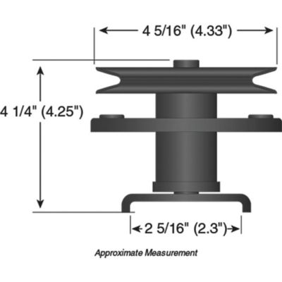 Image showing  44 in. and 50 in. Lawn Mower Spindle Assembly for AYP 136819