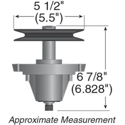 Image showing  42 in. Lawn Mower Spindle Assembly for Most MTD 200 and 700 Series Mowers