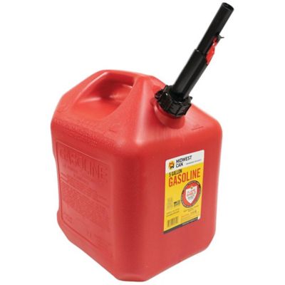 Stens CARB Approved Plastic Gasoline Fuel Can, 5 gal.
