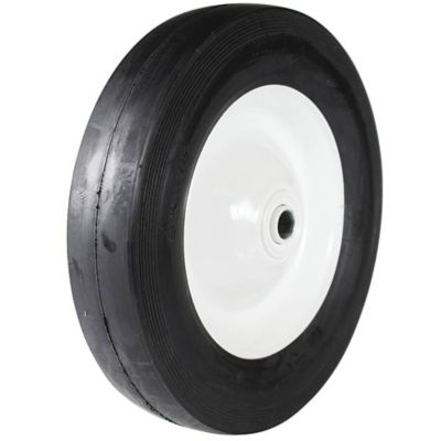 Stens 8x1.75 Ball Bearing Wheel, Smooth Tread, 1-1/2 in. Hub Offset, 1/2 in. Bore, Replaces Lawn-Boy OEM 682974