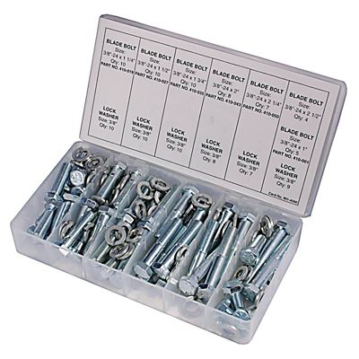 Image showing  60 in. 108 pc. Lawn Mower Blade Bolt Kit