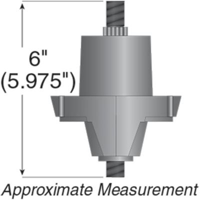 Image showing  38 in. and 42 in. Lawn Mower Spindle Assembly for MTD 600 Series Tractors 1997+, Replaces OEM 615-0142A