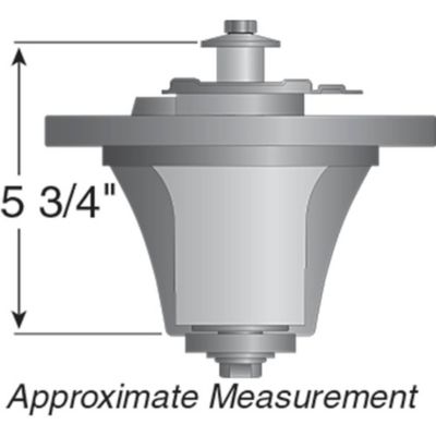 Image showing  Lawn Mower Spindle Assembly for Grasshopper 9852 and 9861 Outboard Position Mowers, Replaces OEM 623763