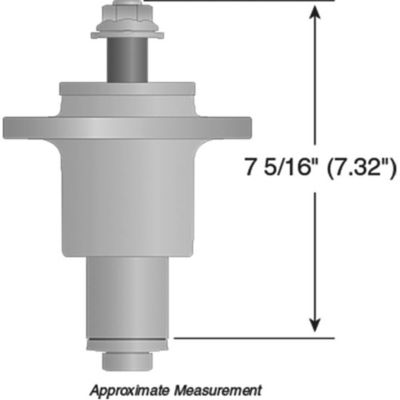 Stens 52 in., 60 in. and 72 in. Lawn Mower Spindle Assembly for Exmark Lazer Z, Replaces OEM 1-644092