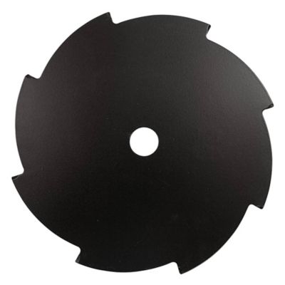Stens 60 in. Steel Brushcutter Lawn Mower Blade, 10 in. x 8 Teeth, Thickness 2 mm, Bore Size 1 in., 395-053