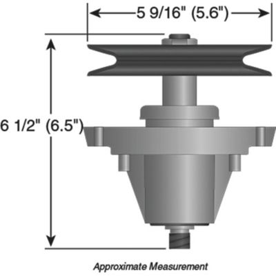 Image showing  Lawn Mower Spindle Assembly for Many Cub Cadet and MTD Tractors