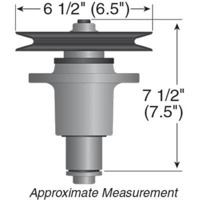 Image showing  52 in. Lawn Mower Spindle Assembly for Exmark Turf Ranger