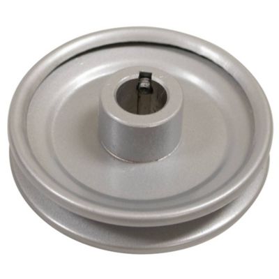 Stens V-Belt Pulley for Lawn Mowers, 4 in. OD, 3/16 in. Keyway Width, 1/2 in. Belt Width