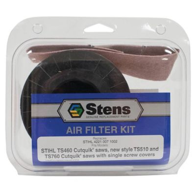 Image showing  Replacement Air Filter Kit with Single Screw Cover for Stihl TS460, TS510 and TS760 Cutquik Saws