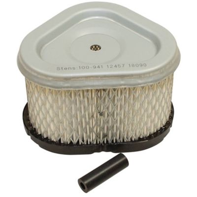 Stens Replacement Air Filter for John Deere LT133, LT155, LTR155 and LX173, 3-3/4 in. W x 4-5/8 in. L