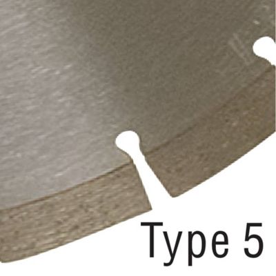 Image showing  60 in. Segmented Lawn Mower Blade for Arbor Size 1 in. to 20 mm, Maximum 5,460 RPM, Segment Height 14 mm
