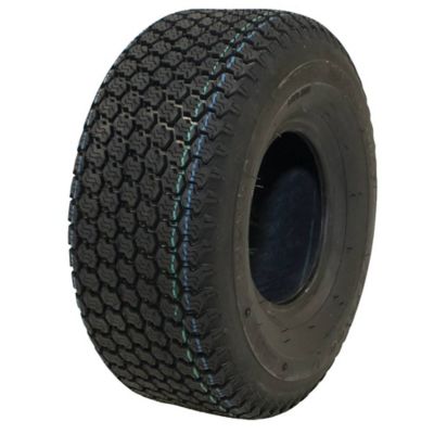 Stens 15x6.00-6 Tire, Replaces Kenda 220A1027, 6 in. Rim Size, Super Turf Tread