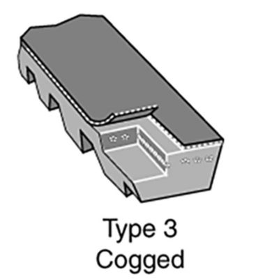 Image showing  1/2 in. x 51 in. OEM Replacement Belt for Exmark Turf Ranger HP and Turf Tracer HP 1-413095, 109-1057