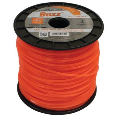 Image showing  0.105 in. x 571 ft. Silver Streak Buzz Trimmer Line, Orange